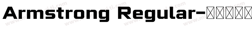 Armstrong Regular字体转换